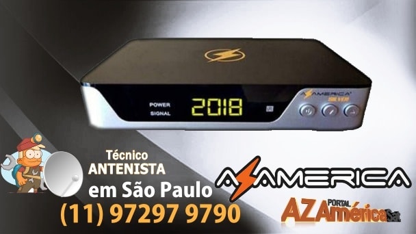 Atualização Azamerica Silver HD