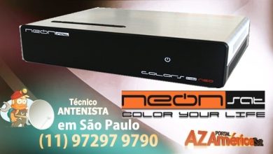 Neonsat Colors HD Nova Atualização