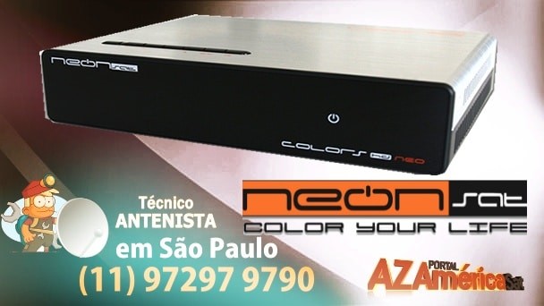 Neonsat Colors HD Nova Atualização