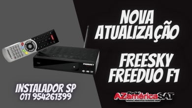 Nova Atualização freesky freeduo f1 confira