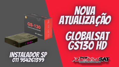 Nova Atualização globalsat gs130 hd - conferi