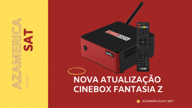 Nova Atualização CINEBOX FANTASIA Z- azamerica sat 2023