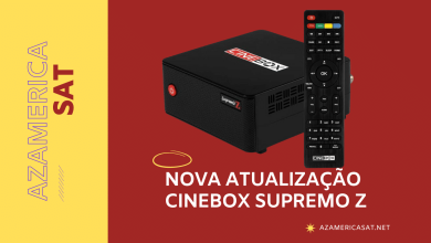 Nova Atualização CINEBOX SUPREMO Z- azamerica sat 2023