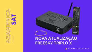 Nova Atualização Freesky Triplo X - Azamerica SAT