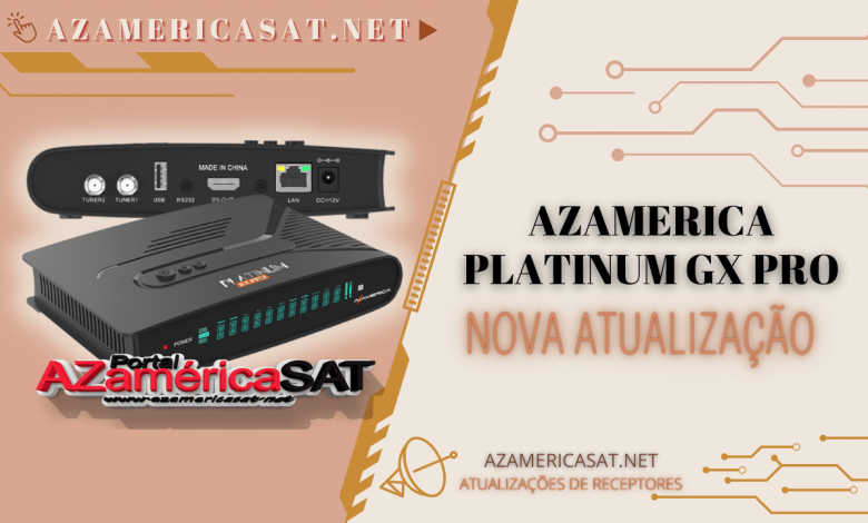 NOVA ATUALIZAÇÃO AZAMERICA PLATINUM GX PRO - 2023