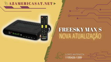 NOVA ATUALIZAÇÃO FREESKY MAX S - 2023