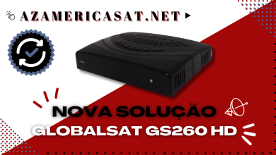 NOVA SOLUÇÃO GLOBALSAT GS260 HD CORRETO - 2023