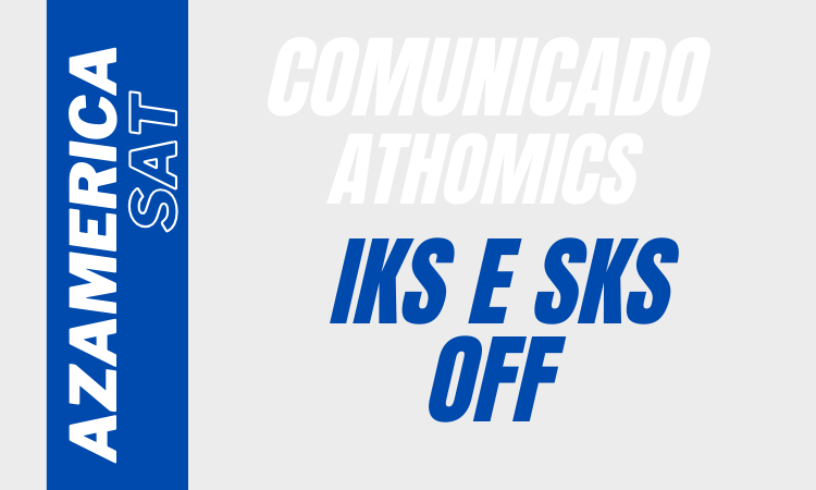 comunicado Athomics iks e sks fora em 19