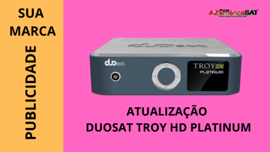 ATUALIZAÇÃO DUOSAT TROY HD PLATINUM - AZAMERICA SAT 2024